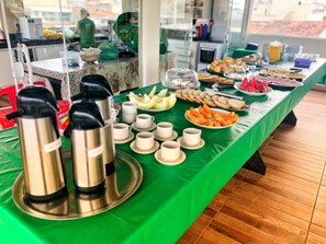Gratis frukostbuffé varje dag 