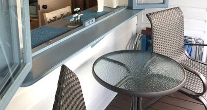 Cottage steps away from Newfound Lake. Relax and enjoy the view.