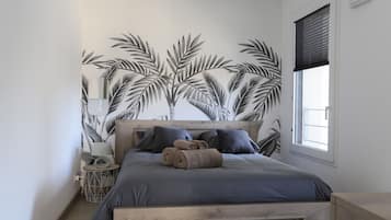 2 bedrooms, iron/ironing board, free WiFi, bed sheets