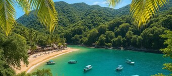 Puerto Vallarta ocean frontage luxury  villa for rent