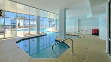 Indoor pool, outdoor pool