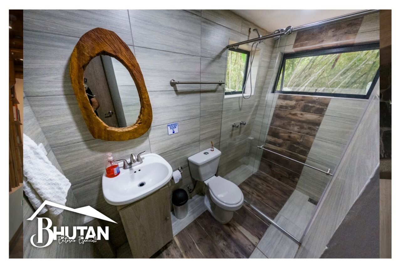 Family suite for 4 with a private bathroom, kitchen, Terrace  and living area