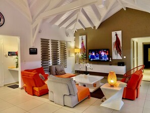 TV - Prestigious villa with sea view and infinity pool (Sainte-Anne)