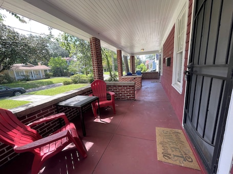 Terrace/patio. Spacious Murray Hill Getaway for One or Two