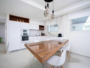 Microwave, oven, dishwasher, toaster