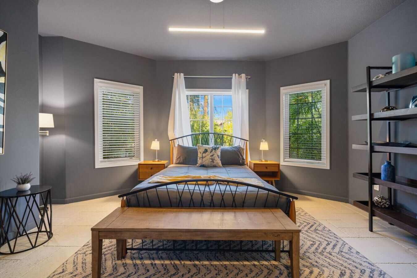 Desk, iron/ironing board, travel crib, free WiFi