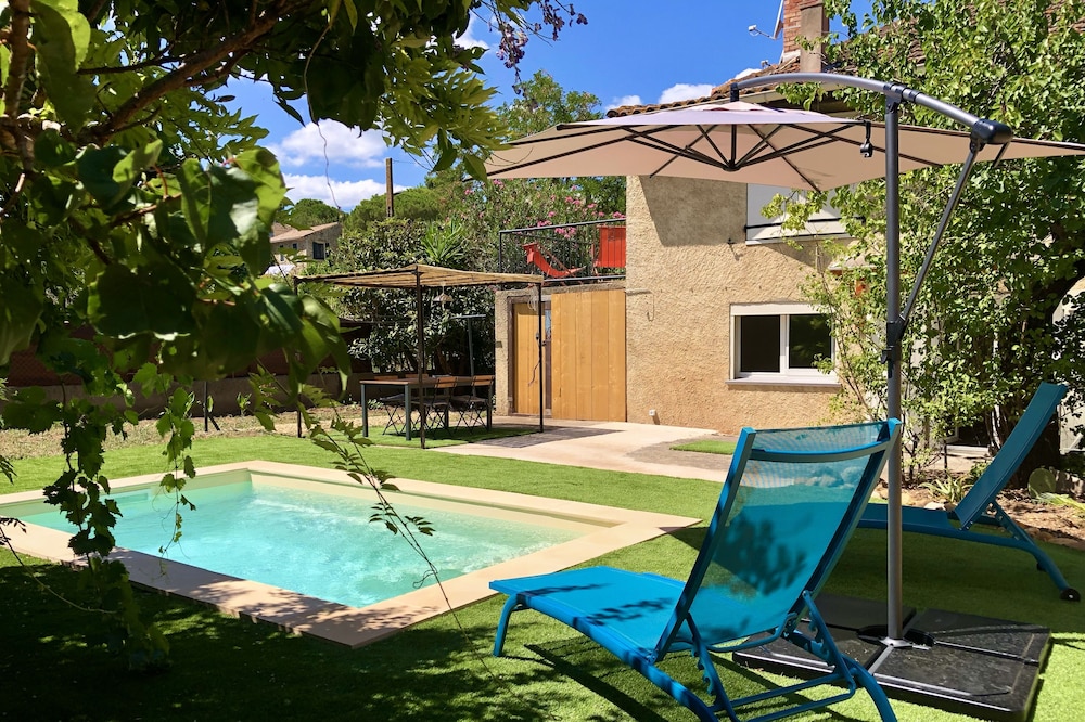 Cottage for two with private pool 20 minutes from Narbonne