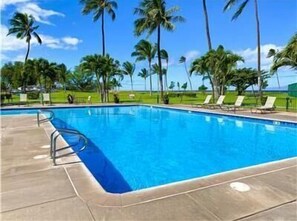 Pool - Maui Sunset Resort B102 - Aloha Tai, Ground floor, 1BR/2BA, Sleeps 5, AC, Wifi, (Kihei)