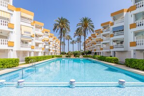 Pool - Apartment 'B22 Vistas al mar desde la terraza' close to the Beach with Shared Pool & Wi-Fi (Denia)