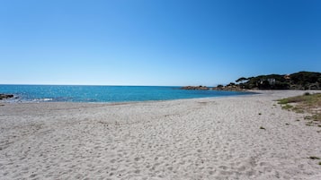 Vlak bij het strand