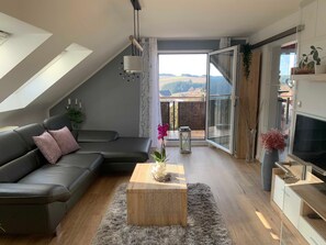 TV - Geschmackvolle Ferienwohnung 100qm in Schauenstein - Franken - Geschmackvolle Ferienwohnung mit (Schauenstein)