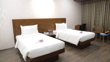 Standard tvåbäddsrum | 1 sovrum och sängtillbehör av högsta kvalitet