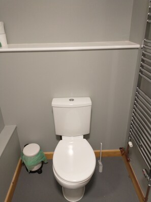 Habitación doble | Baño | Amenidades de baño gratuitas, piso con calefacción, toallas 