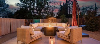 Hot Tub + Sauna | 3 King Suites | Luxury Sedona Spa Retreat