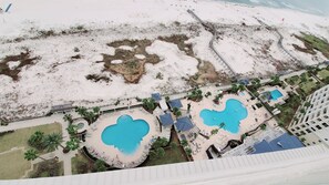 Indoor pool, a heated pool