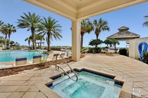 Indoor pool, a heated pool