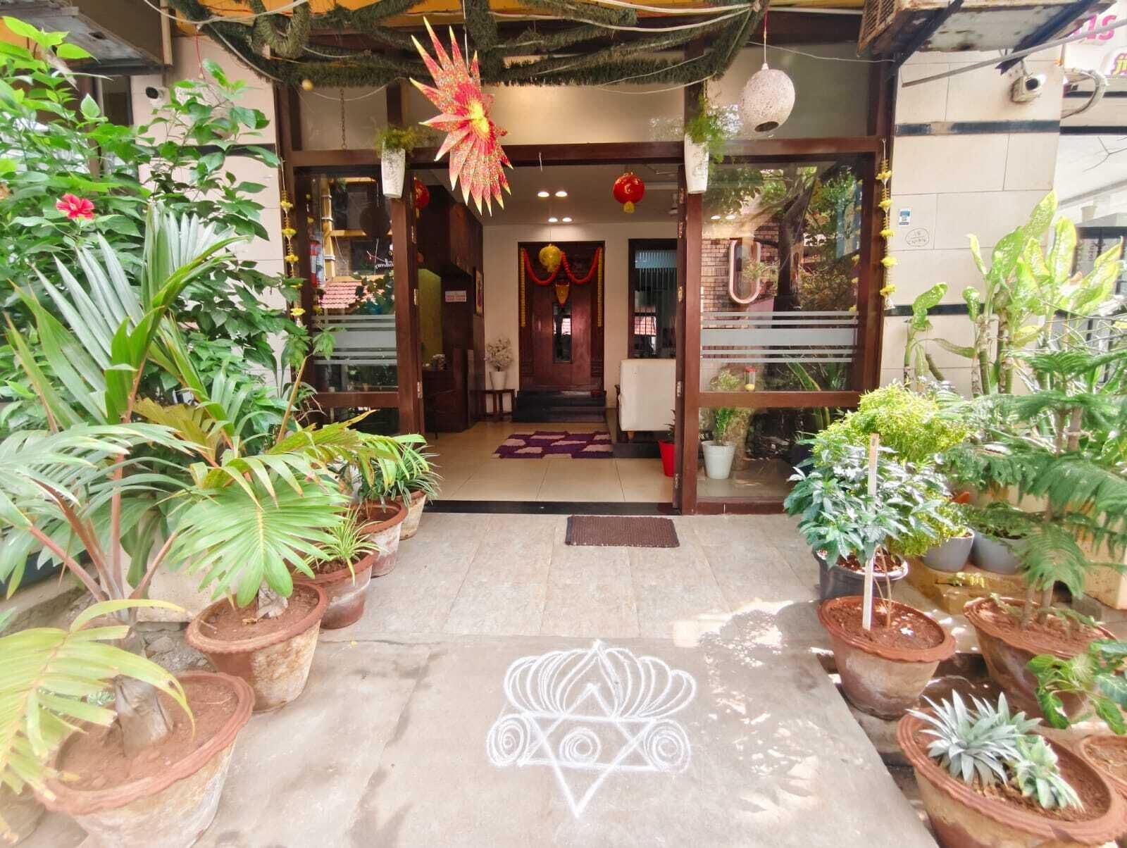 Interior entrance