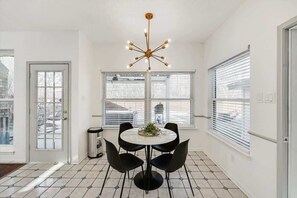 Dining - Glamorous 4BR/2.5B Home with Pool, Game Room & Fire Pit (Mesquite)