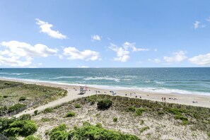 Vlak bij het strand