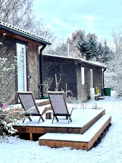 Lovingly renovated vacation bungalow on Grimnitzsee with sauna