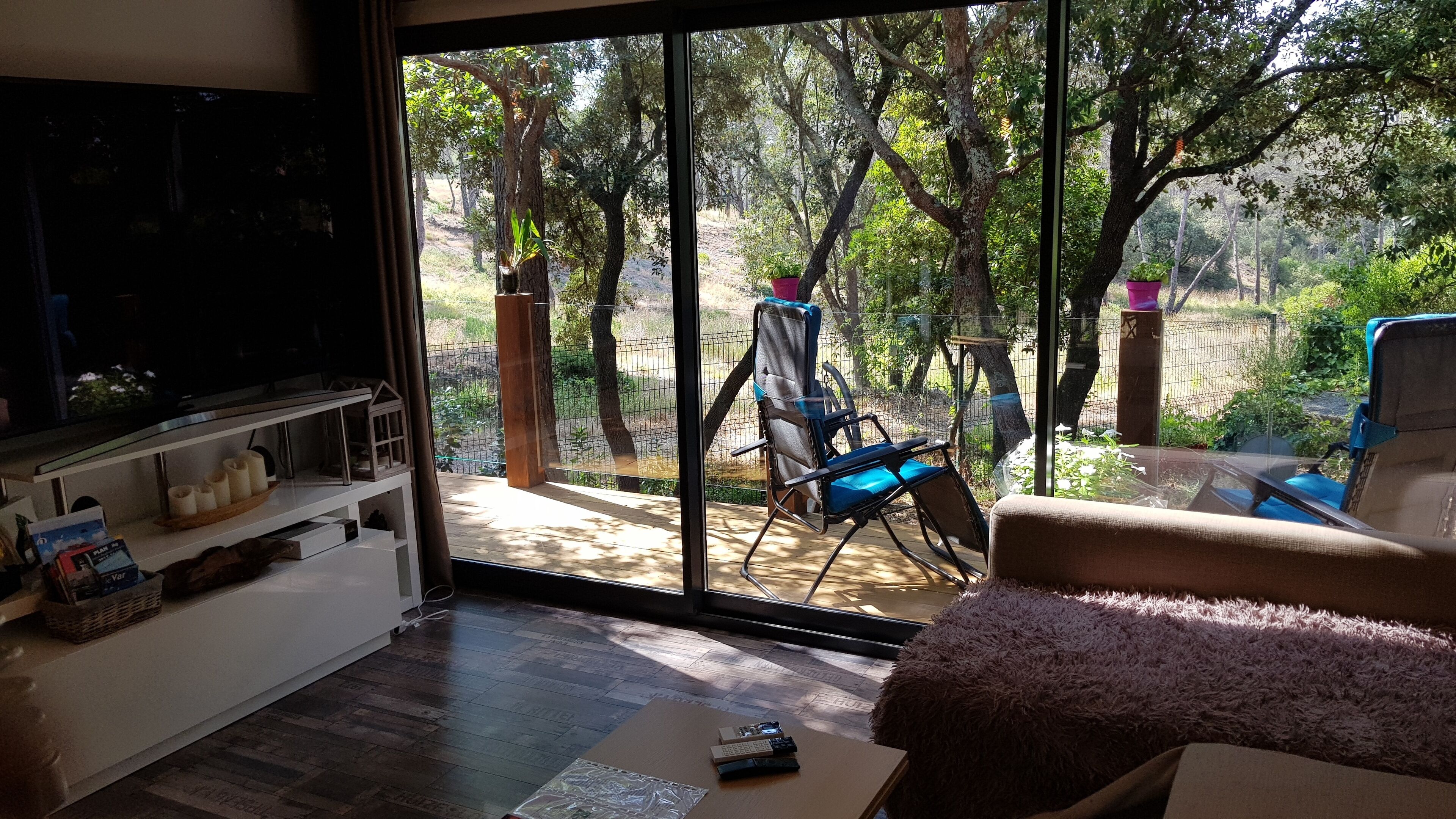 Télévision, table de tennis de table