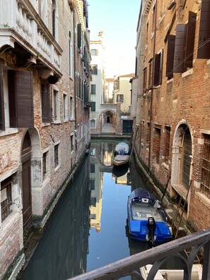 Blick von der Unterkunft