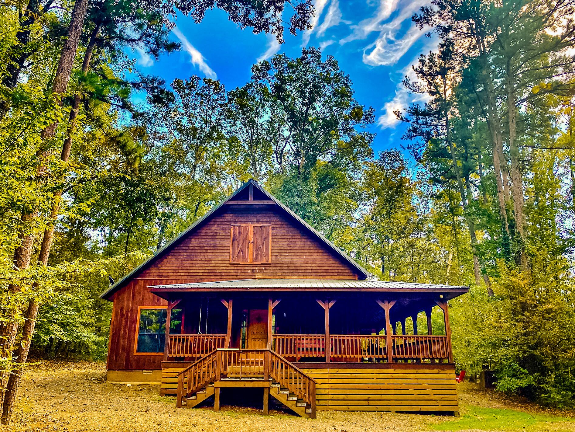 Forest Fling Cabin in Hochatown