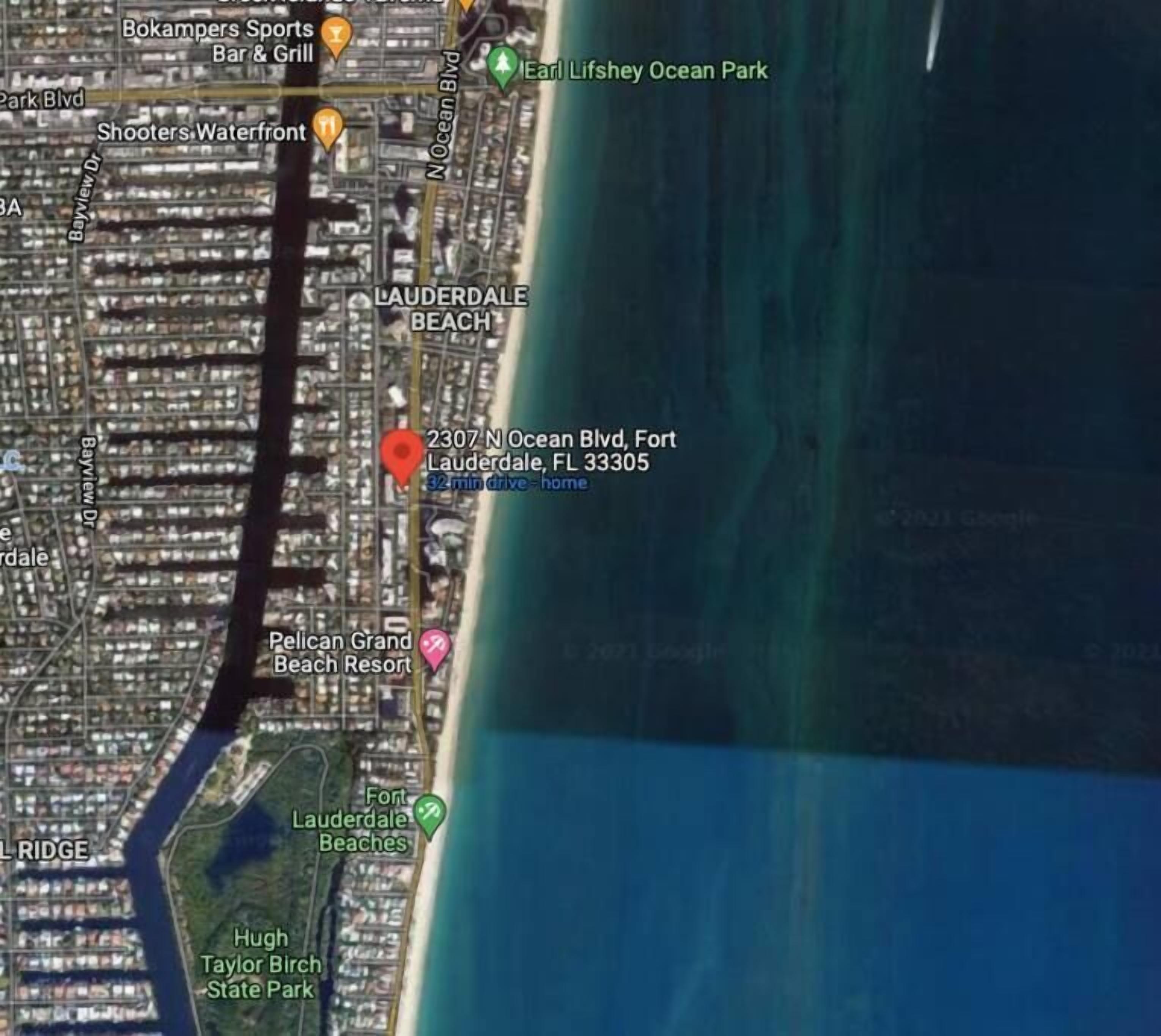 2b/2b. Block from the beach.