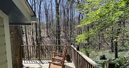 Cozy historic cottage in the woods. 10 minute walk to town