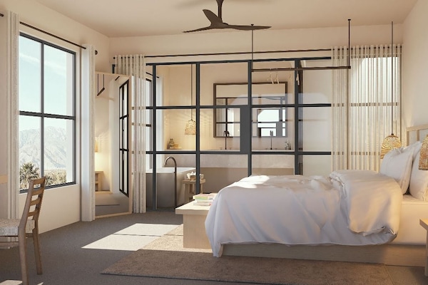1 habitación y ropa de cama de alta calidad