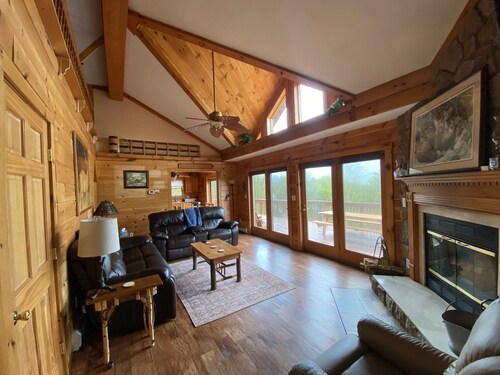 Mountain-Top Getaway with Hot Tub and Game Room!