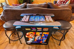Games room - Luxury 5BR Lodge | Smoky Views, Game Room, Hot Tub (Whittier)
