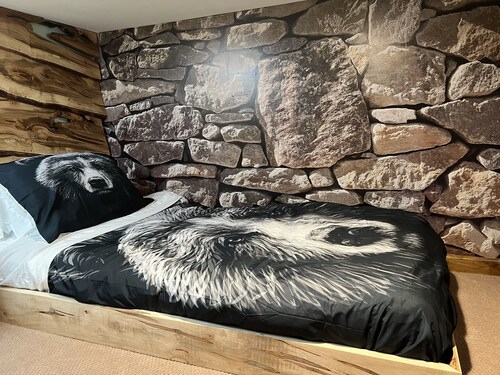 Rustic Cabin on the rapids of Toccoa River 