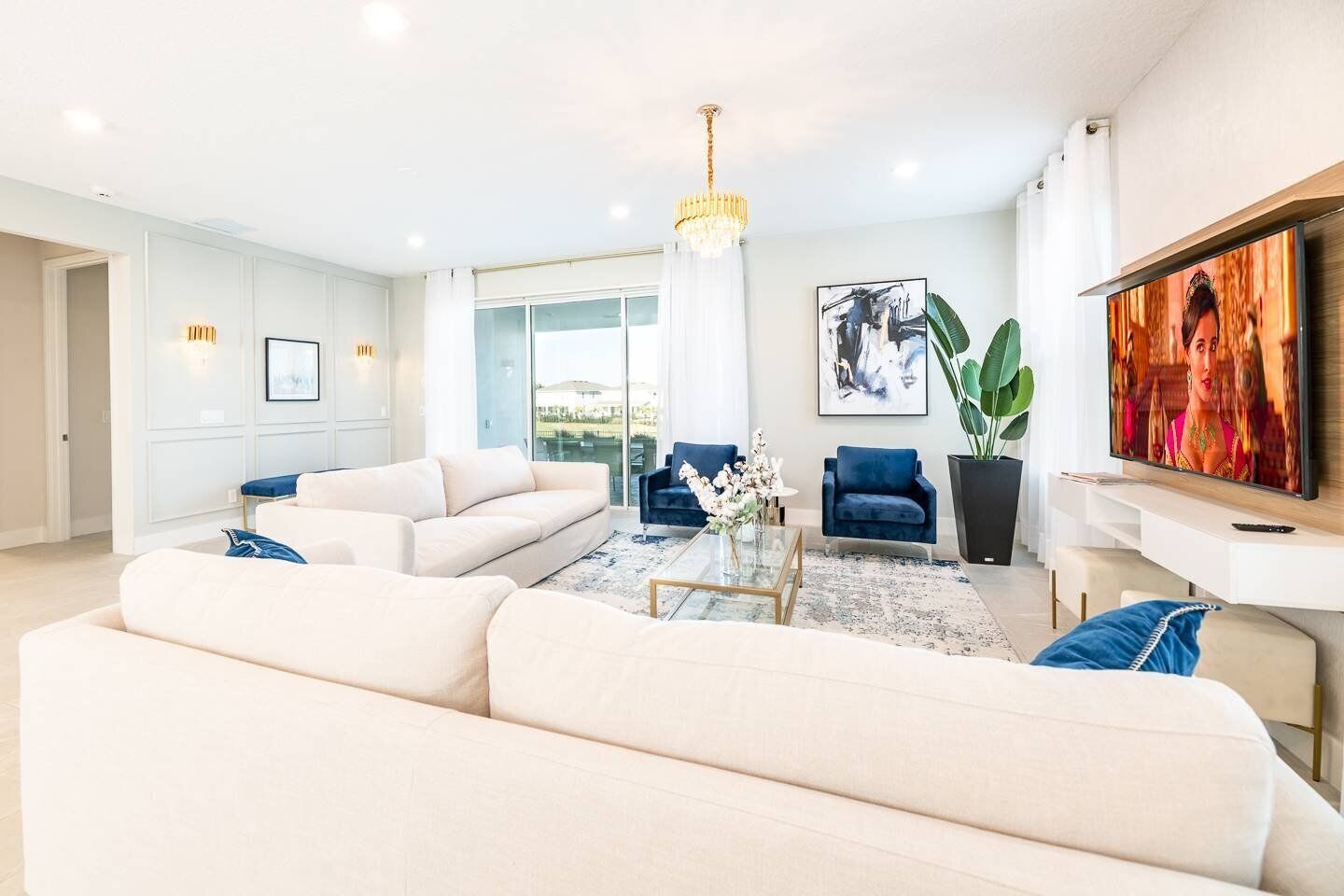 TV, video game console, table football, ping pong