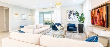 TV, video game console, table football, ping pong