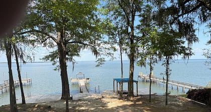 Waterfront King Beds Pet Friendly Deck Home with Dock & Views.