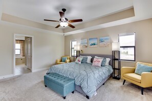 3 habitaciones, tabla de planchar con plancha, cuna de viaje y wifi 