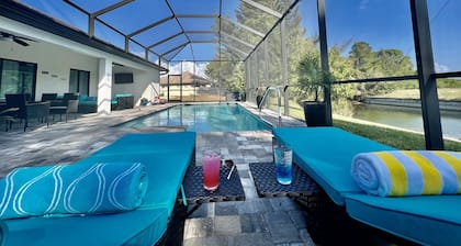 Luxury waterfront with heated- saltwater pool
