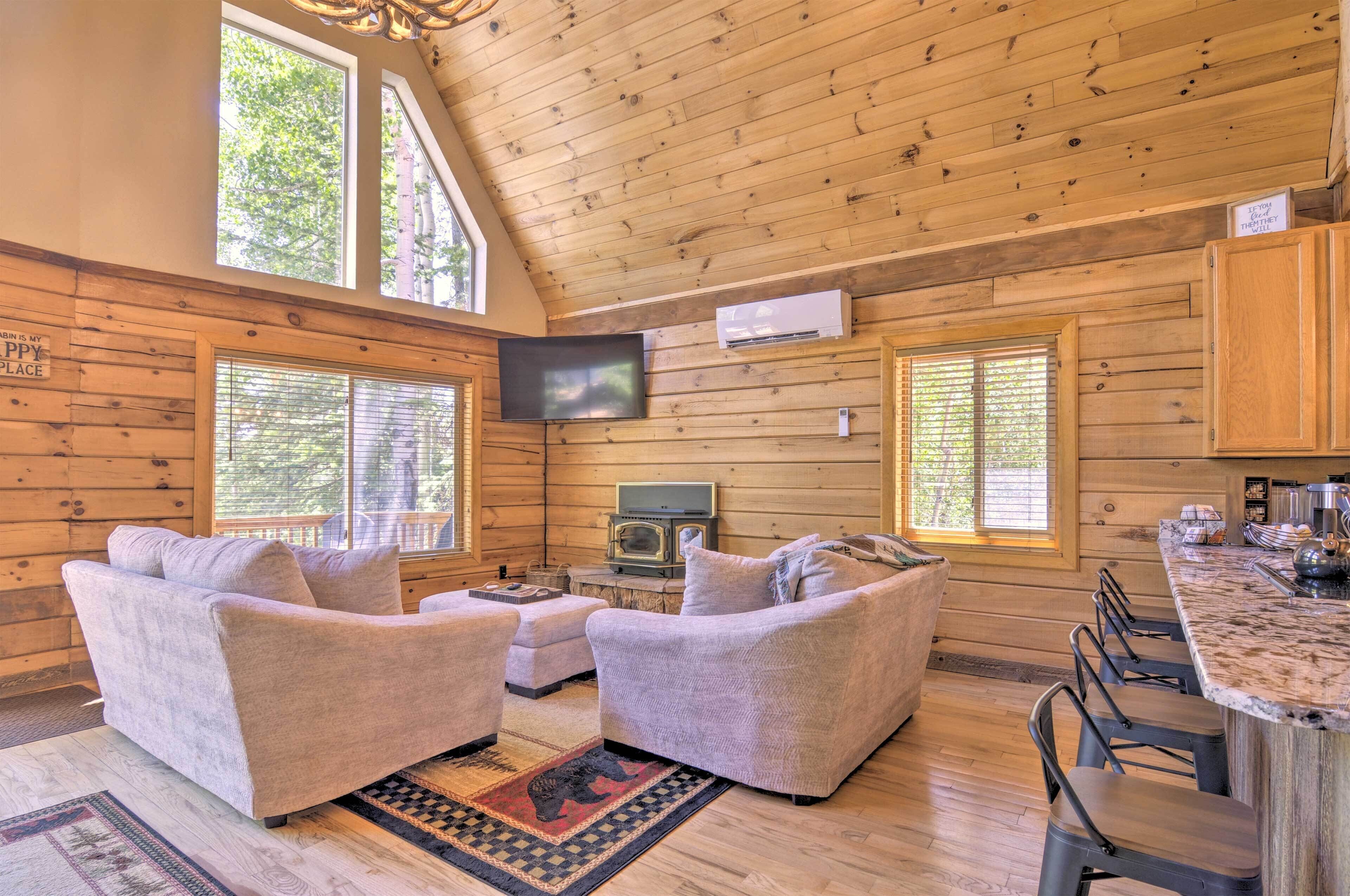 Newly Renovated A-Frame Cabin w/ Fire Pit!