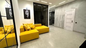 Luxury Condo | Living room | 43-inch LED TV with digital channels, TV