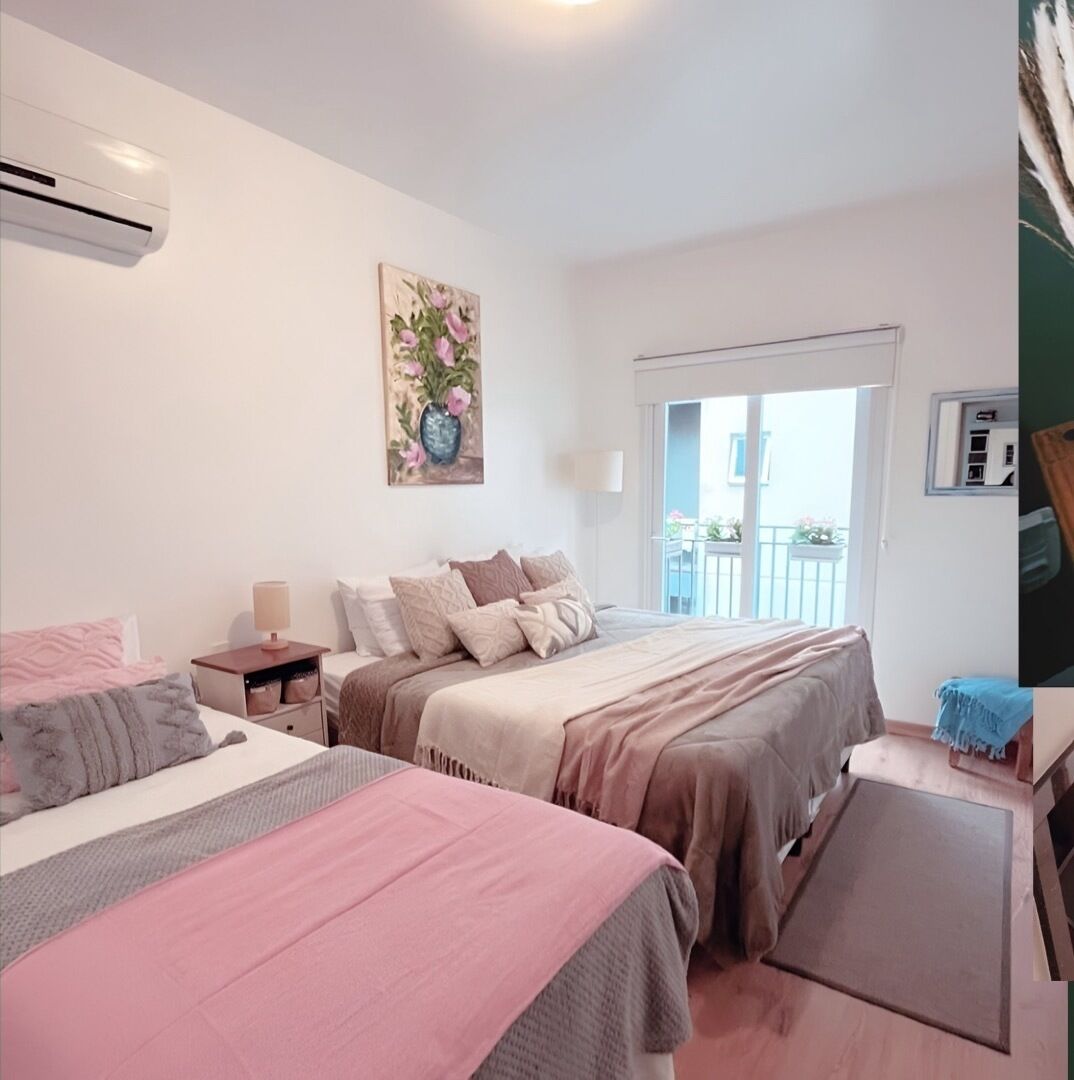 2 quartos, escrivaninha, quartos à prova de som