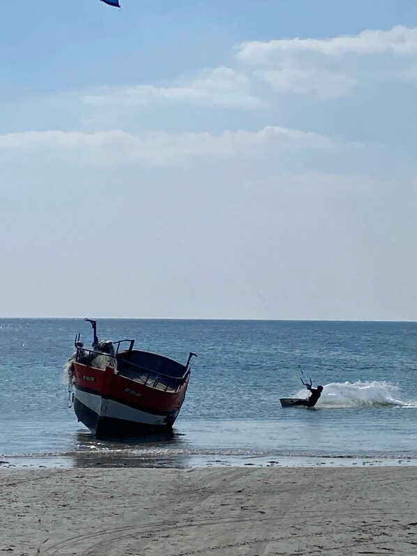 Accommodatie ligt op het strand