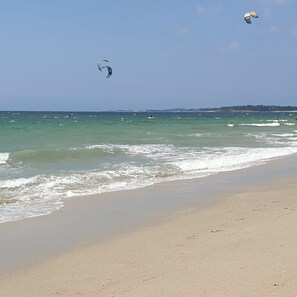 On the beach