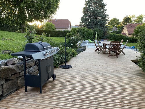 MORTZI, 5* Alsatian house, swimming pool and large garden