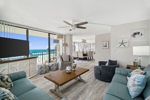 Smart TV - Remodeled! Beachfront Wraparound Balcony Edgewater (Panama City Beach)