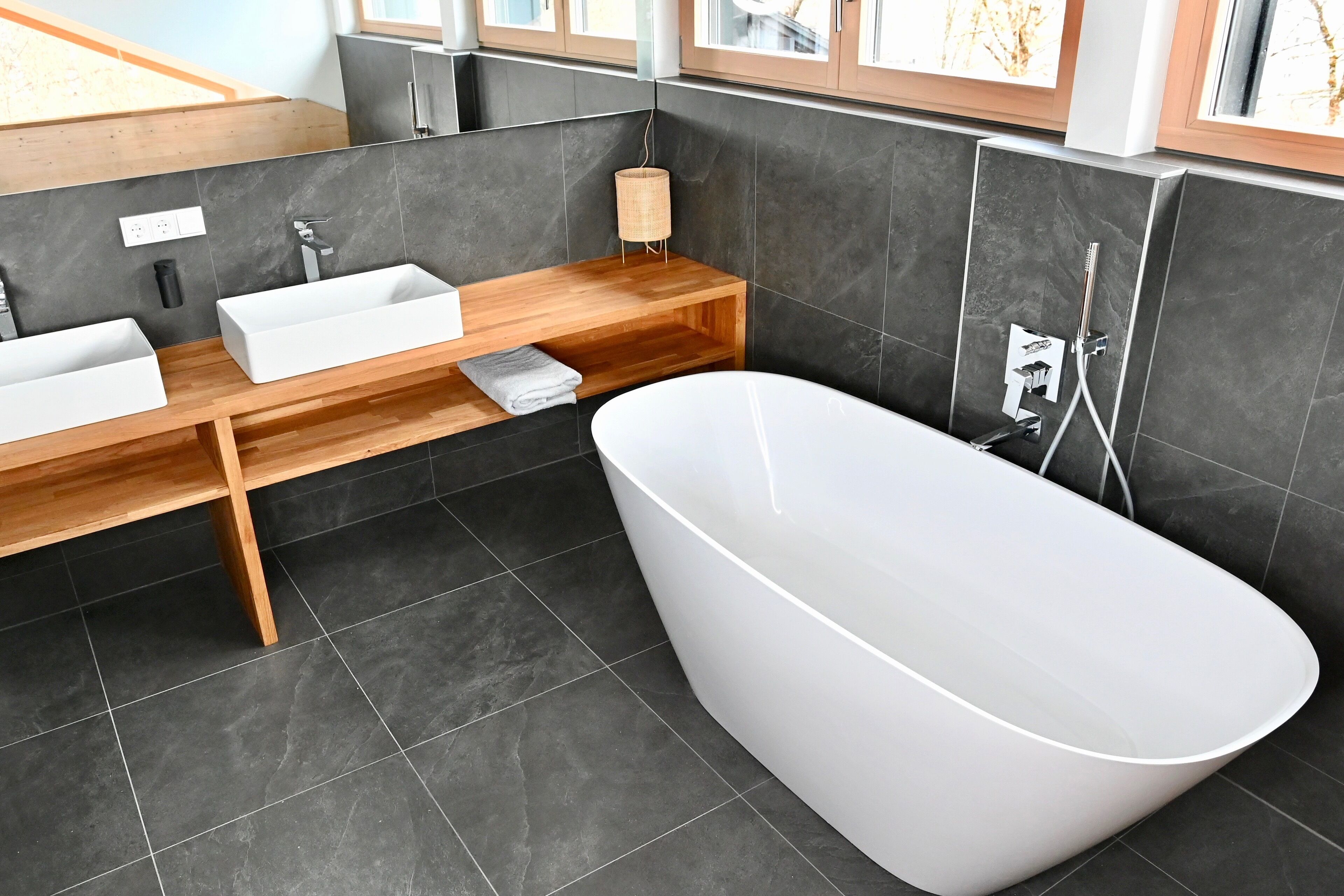 Modern apartment #1 with private sauna and bathtub