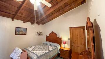 1 soveværelse, sengetøj