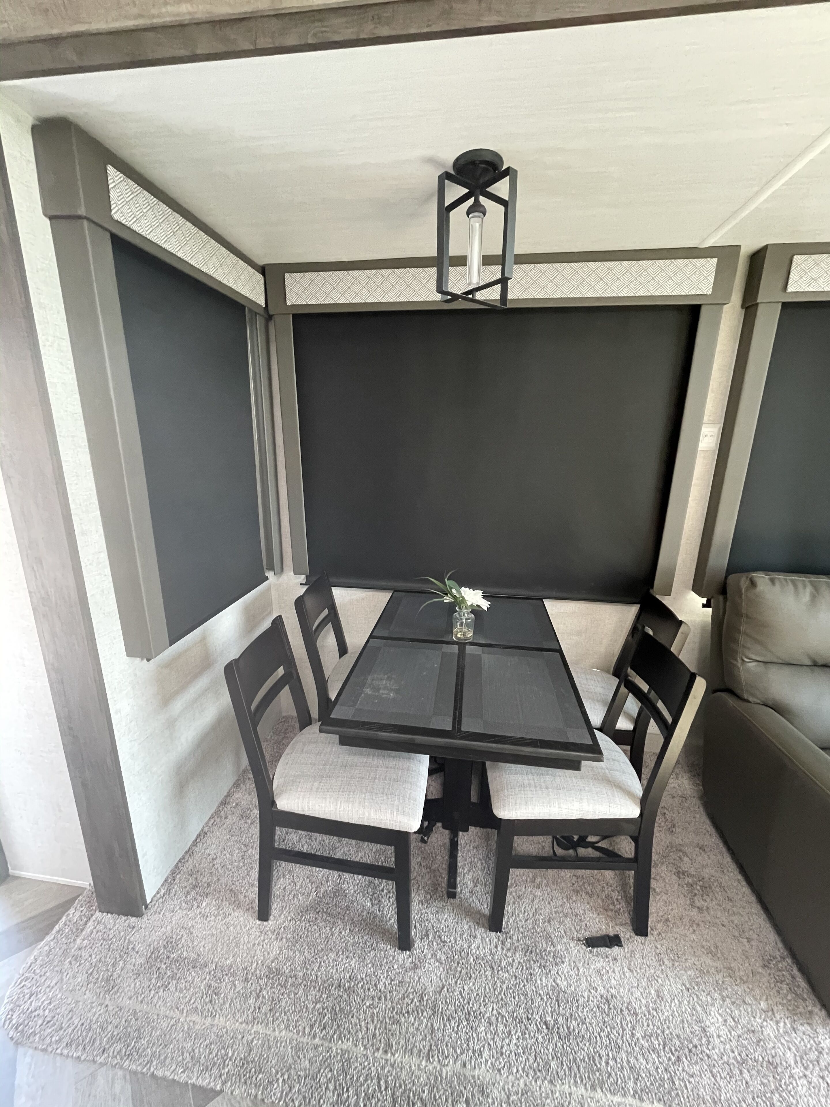 Bayview RV/Camper with private boat dock looking over sunset