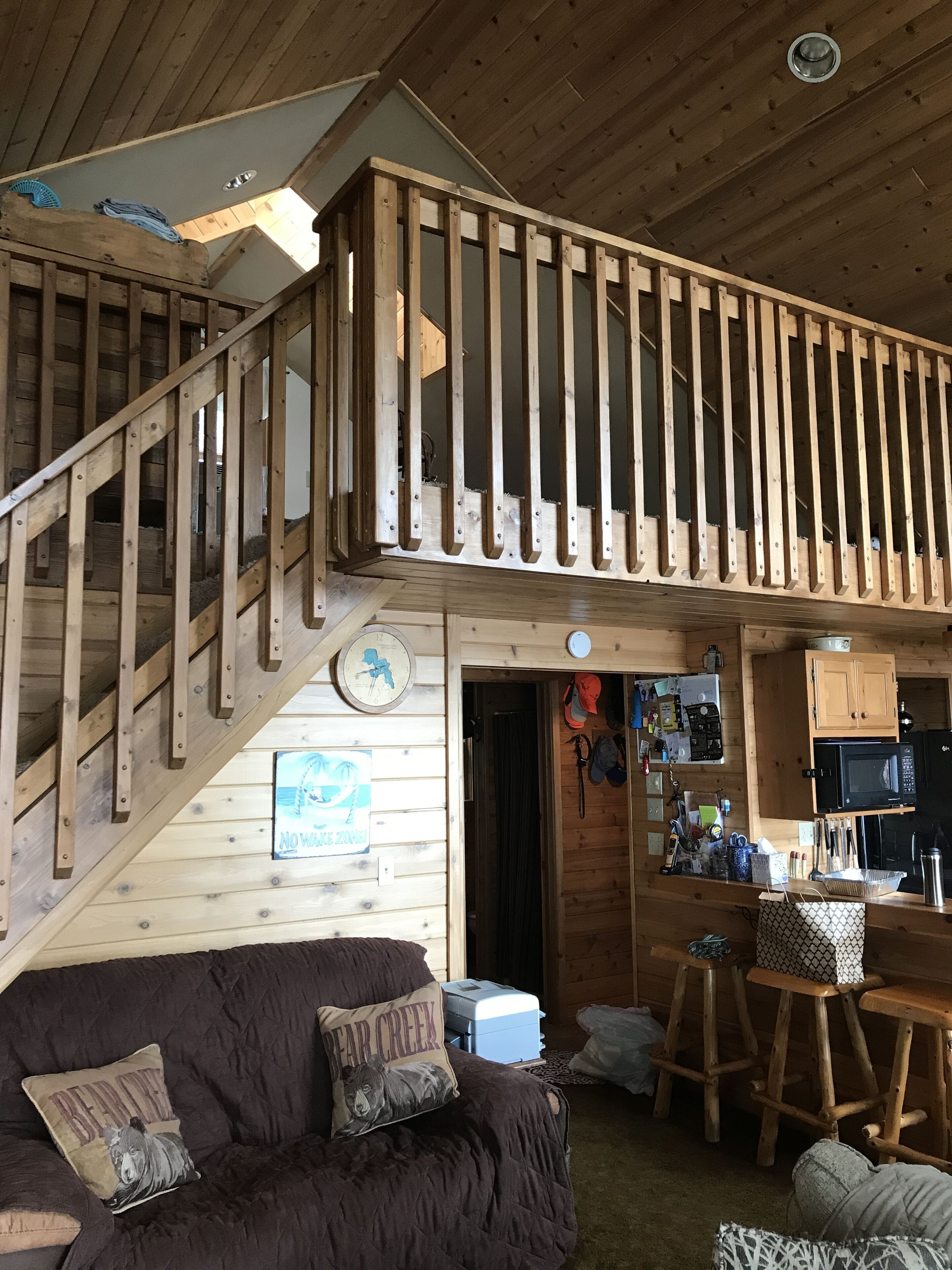 Lake Front Cabin Rental 10 steps off of Big Sissabagama Lake!, Stone