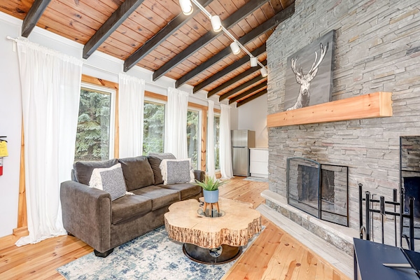 TV connectée, cheminée, baby-foot